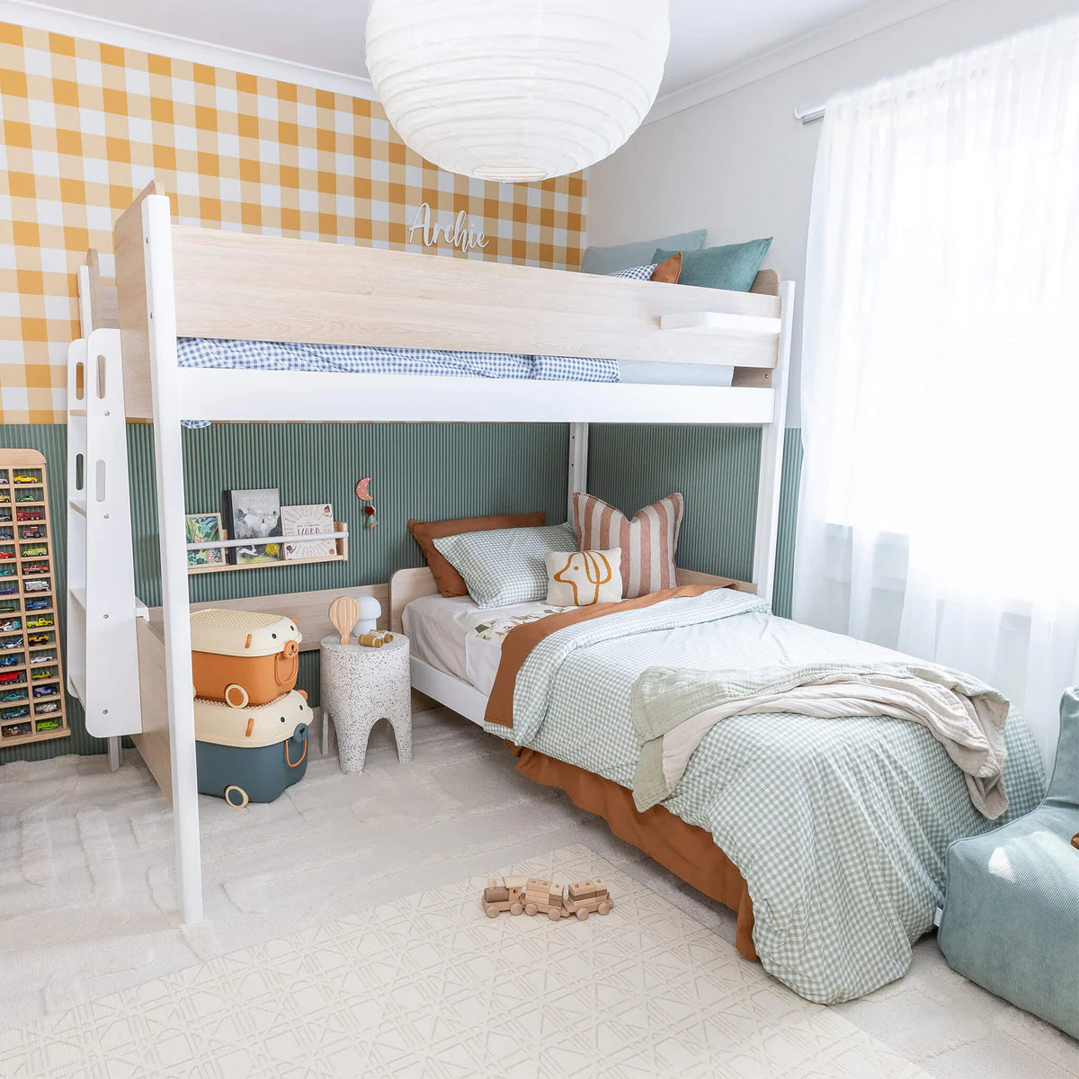 Natty King Single Loft Bed With Ladder
