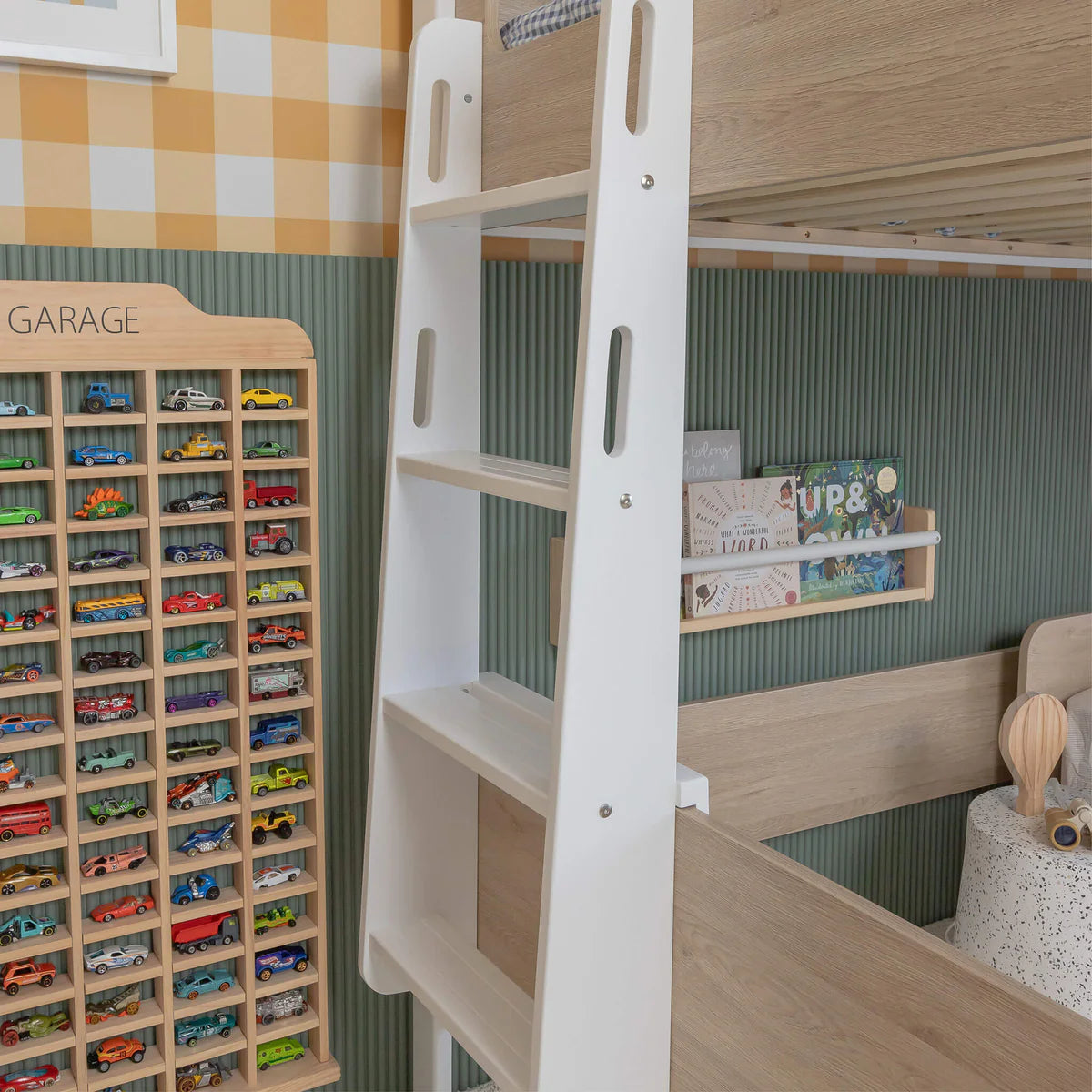 Natty King Single Loft Bed With Ladder