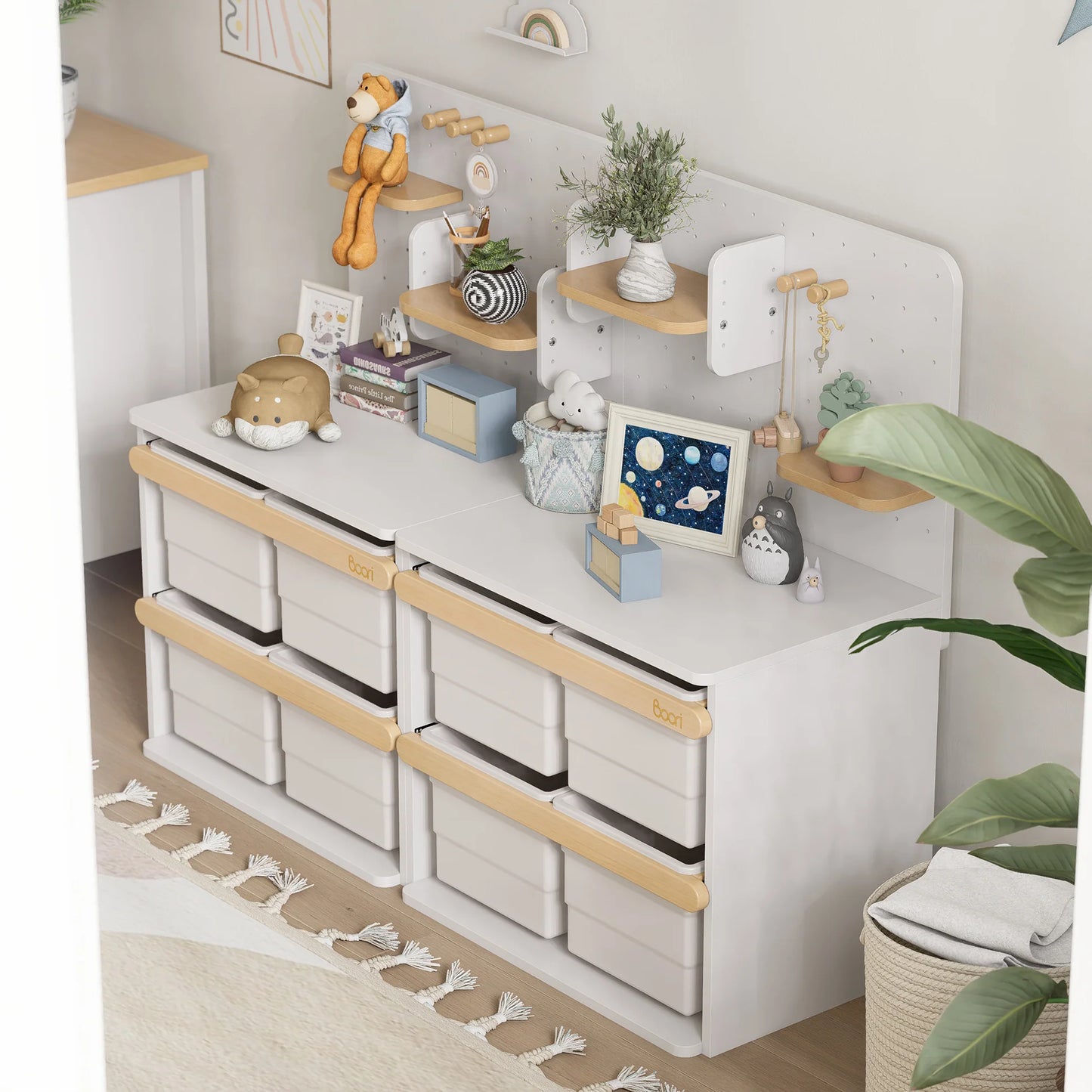 Tidy Toy Cabinet Pegboard