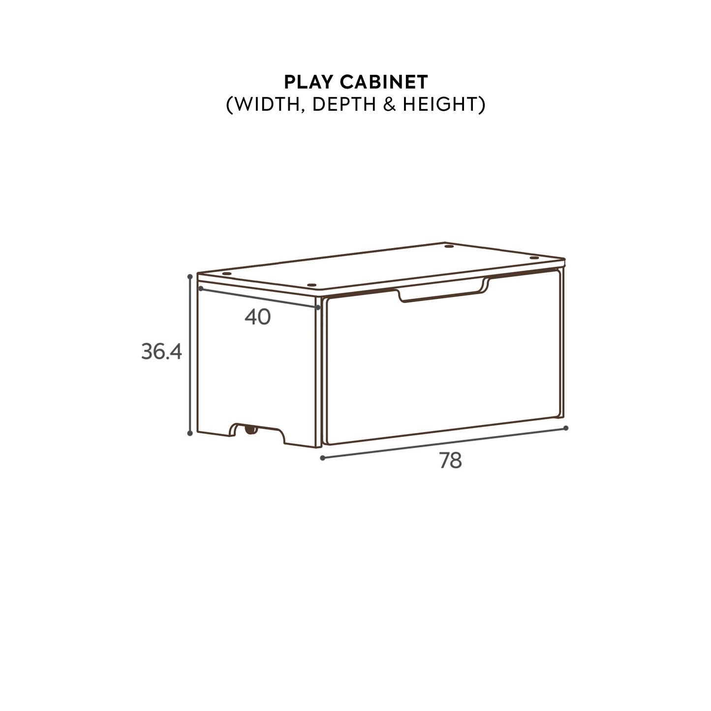 Pupupula Cube Montessori Play Cabinet