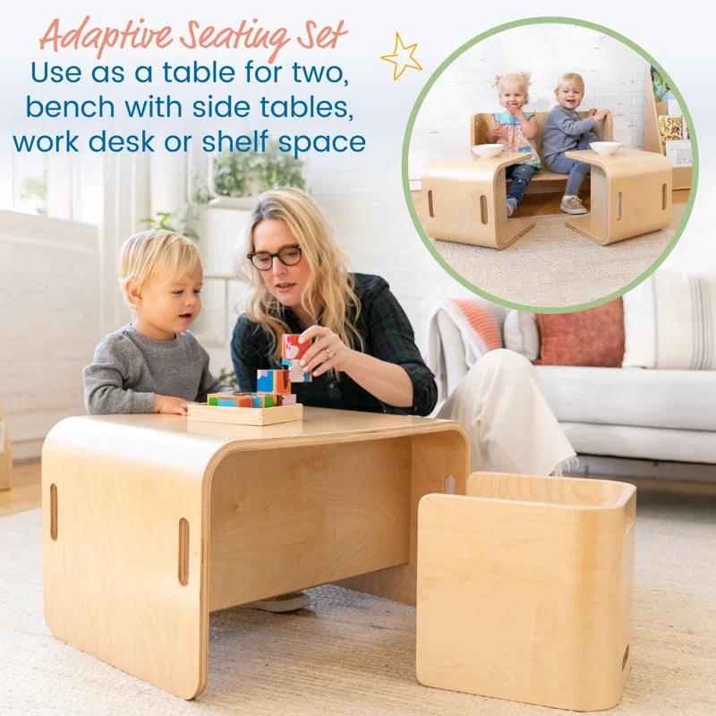 Kiko Multipurpose Table and Chairs Set