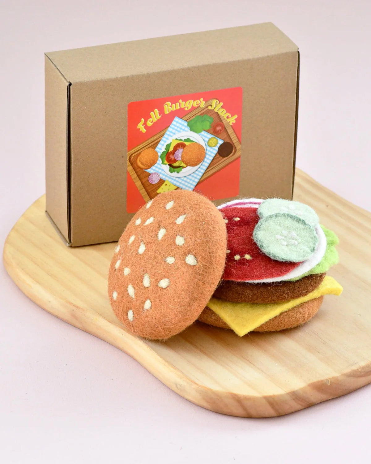 Tara Treasures Felt Burger Stack