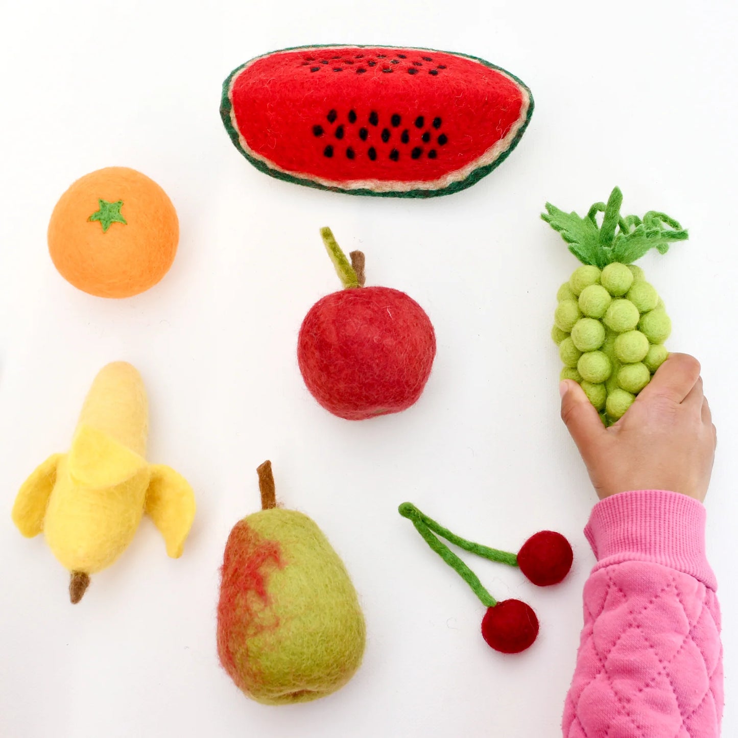 Tara Treasures Felt Food Groups Play Food - Fruits