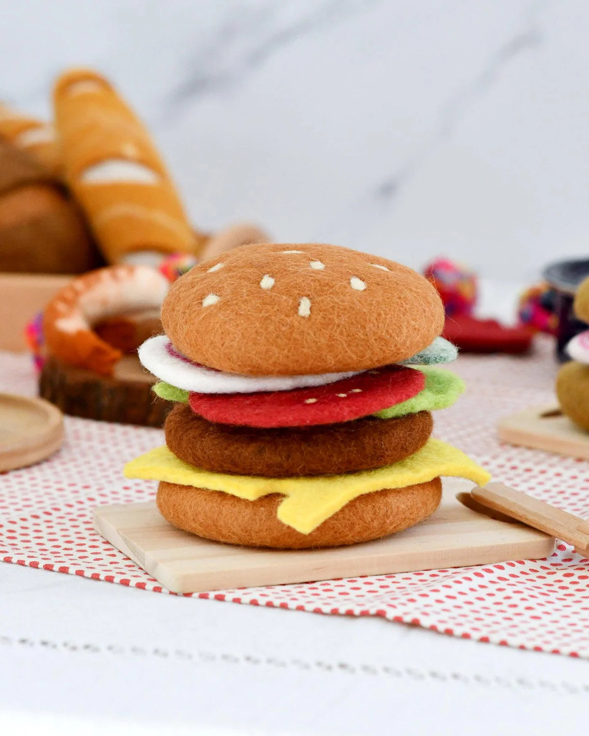 Tara Treasures Felt Burger Stack