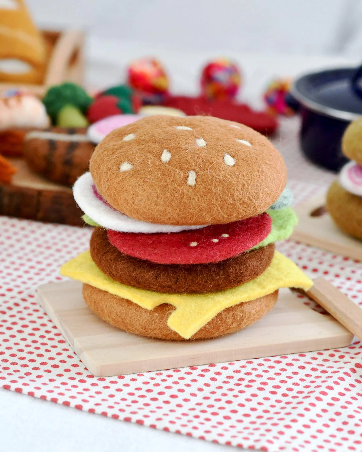 Tara Treasures Felt Burger Stack