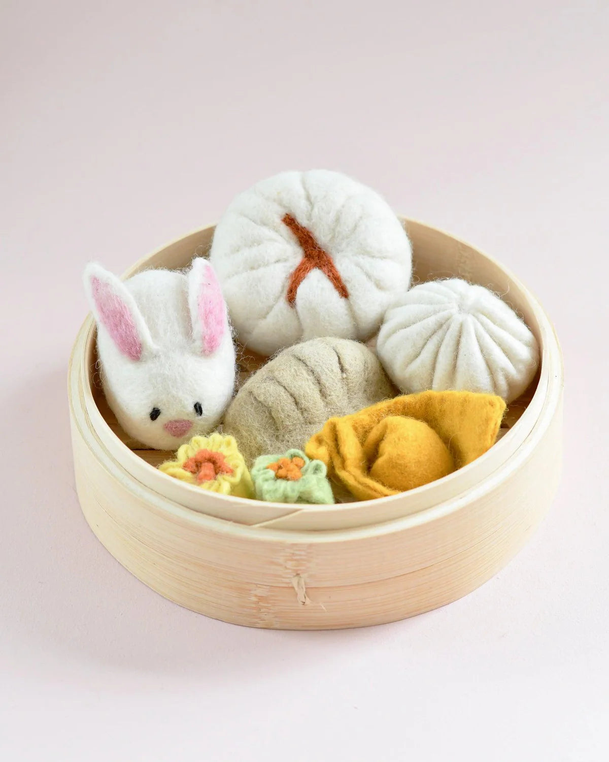 Tara Treasures Felt Dim Sum Yum Cha Play Food Set
