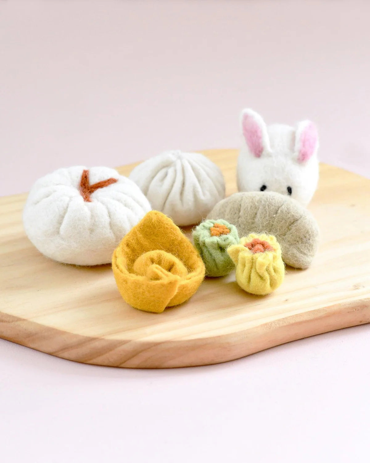 Tara Treasures Felt Dim Sum Yum Cha Play Food Set