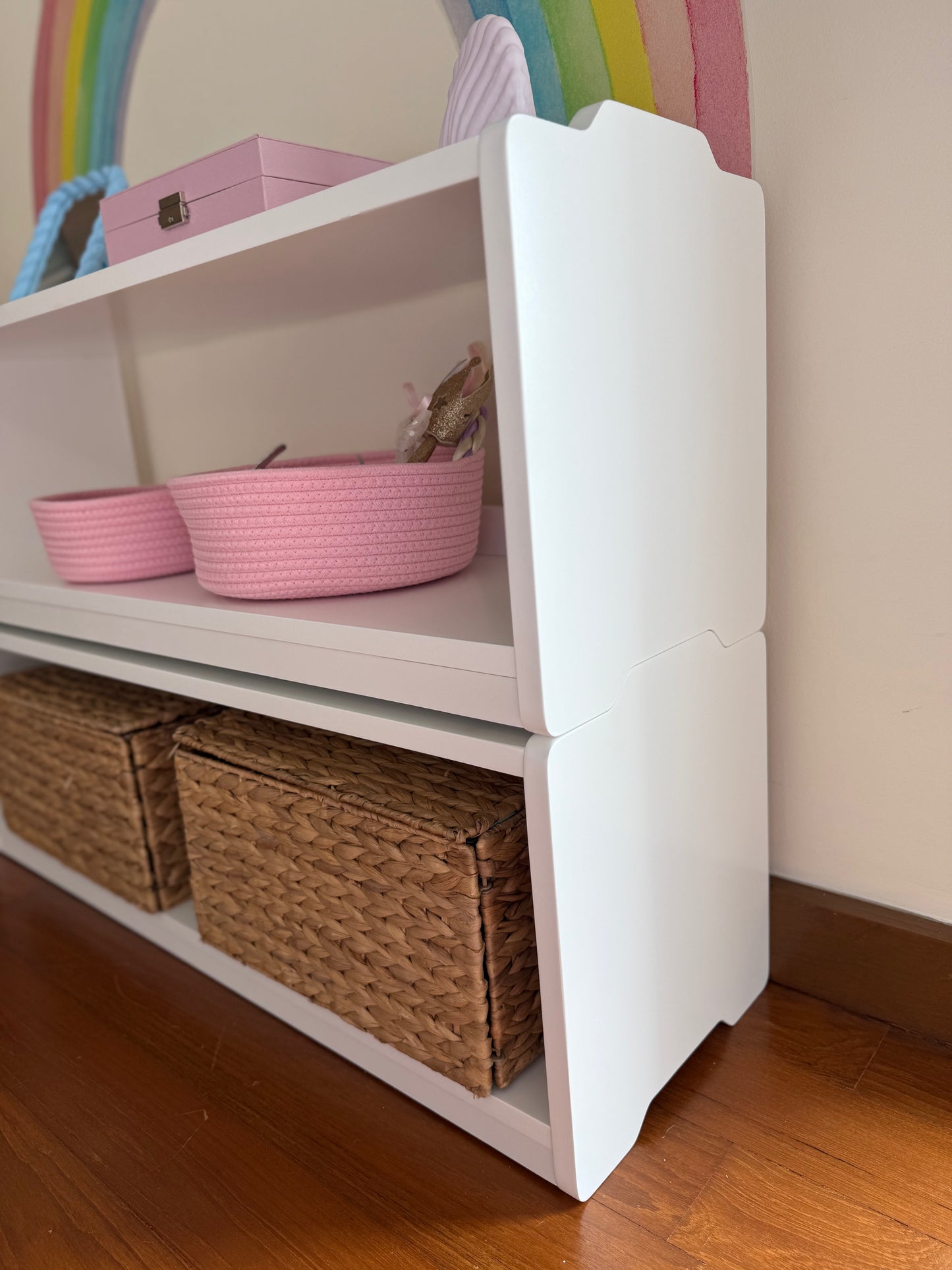 The Jenga Stackable Shelf