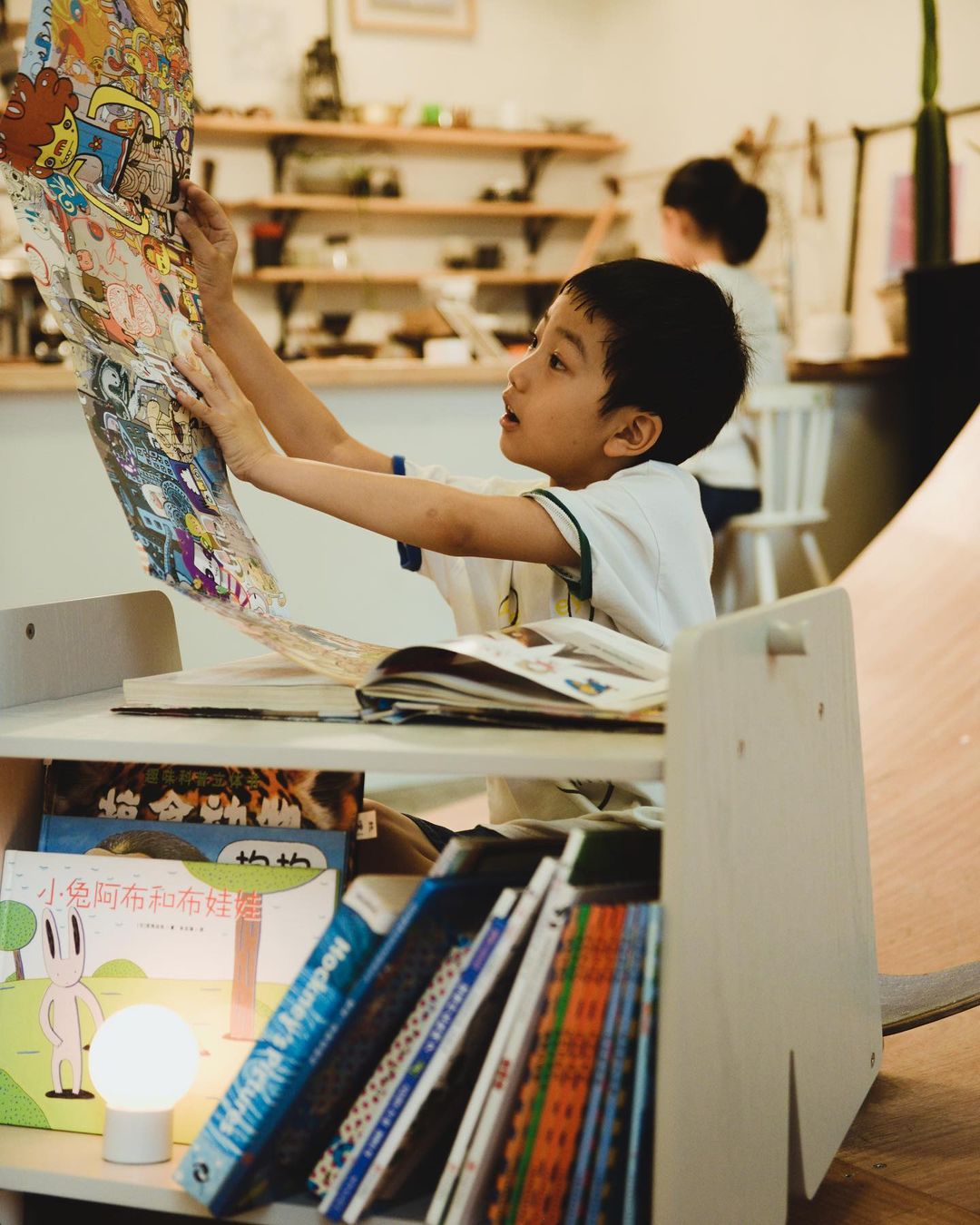 Pupupula Little Pants Mobile Bookshelf