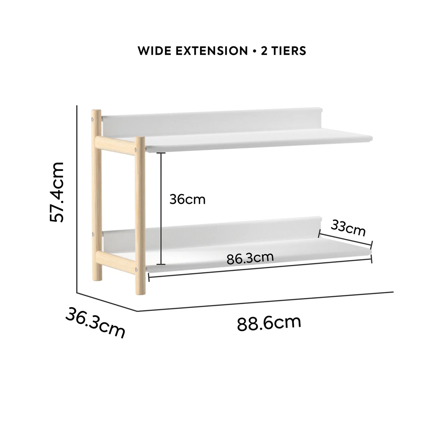 PUPUPULA Modular Storage Shelf System