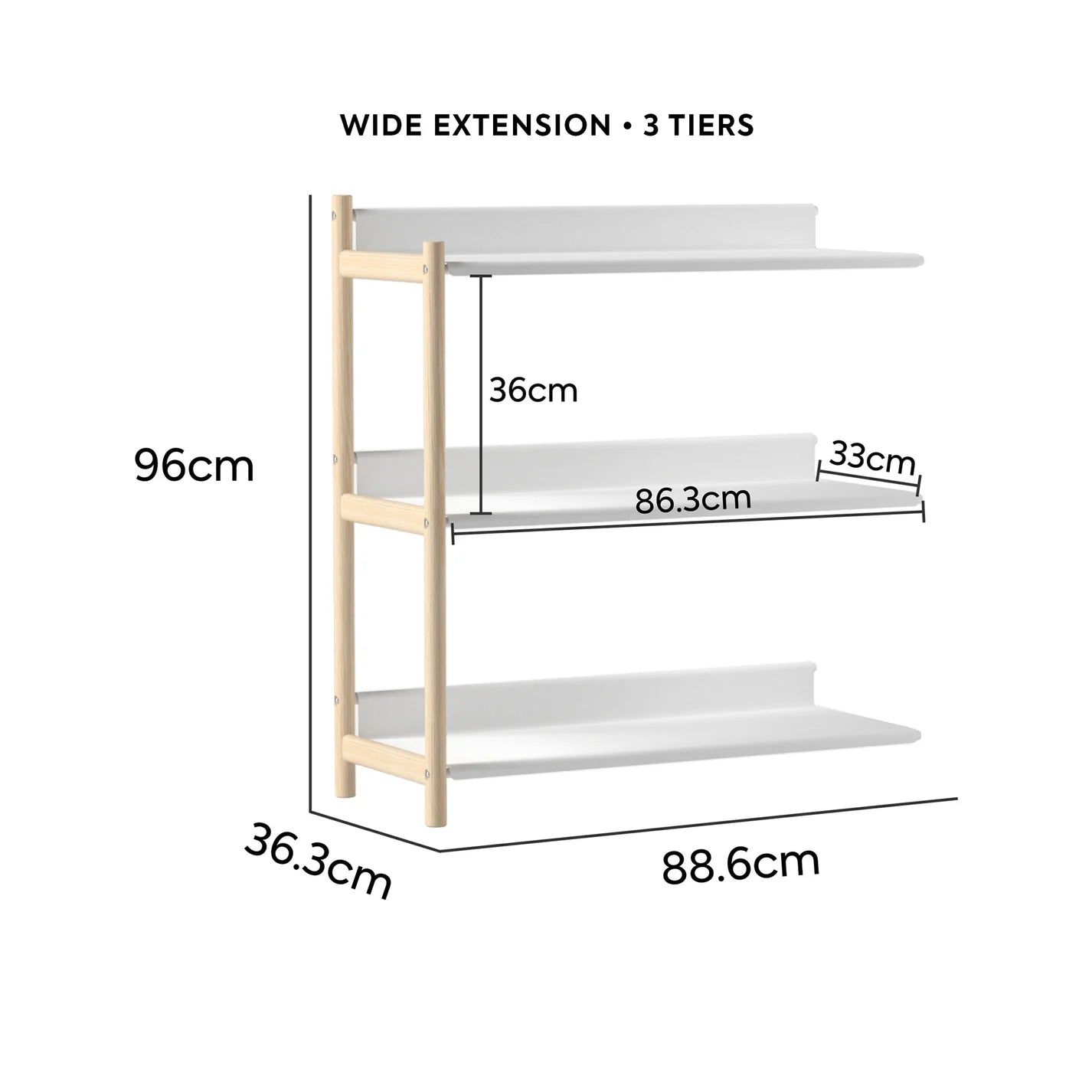 PUPUPULA Modular Storage Shelf System