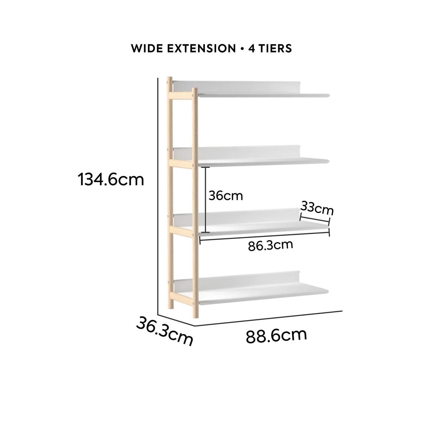 PUPUPULA Modular Storage Shelf System