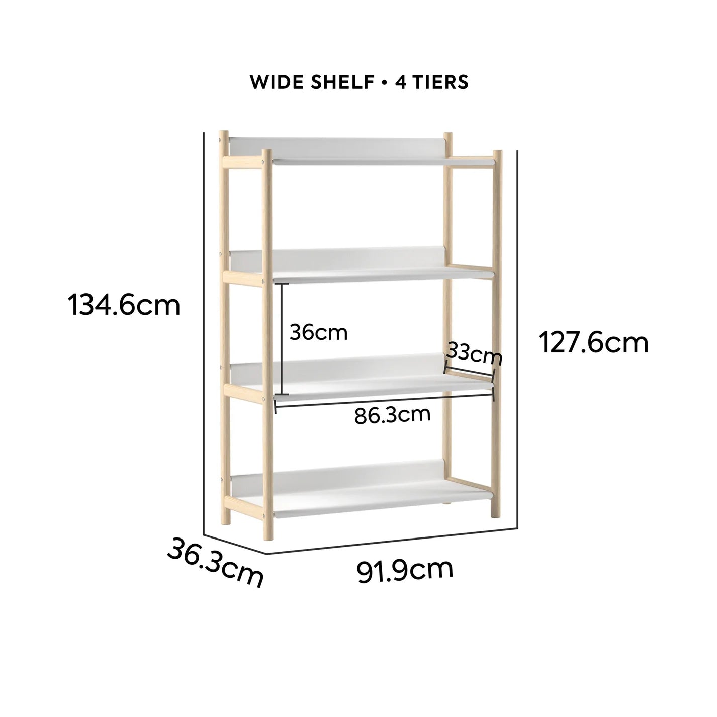 PUPUPULA Modular Storage Shelf System