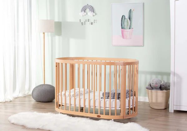 Oval Cot Jersey Cotton Fitted Sheet