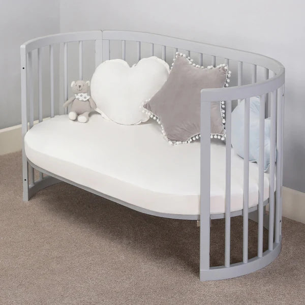 Oval Cot Jersey Cotton Fitted Sheet