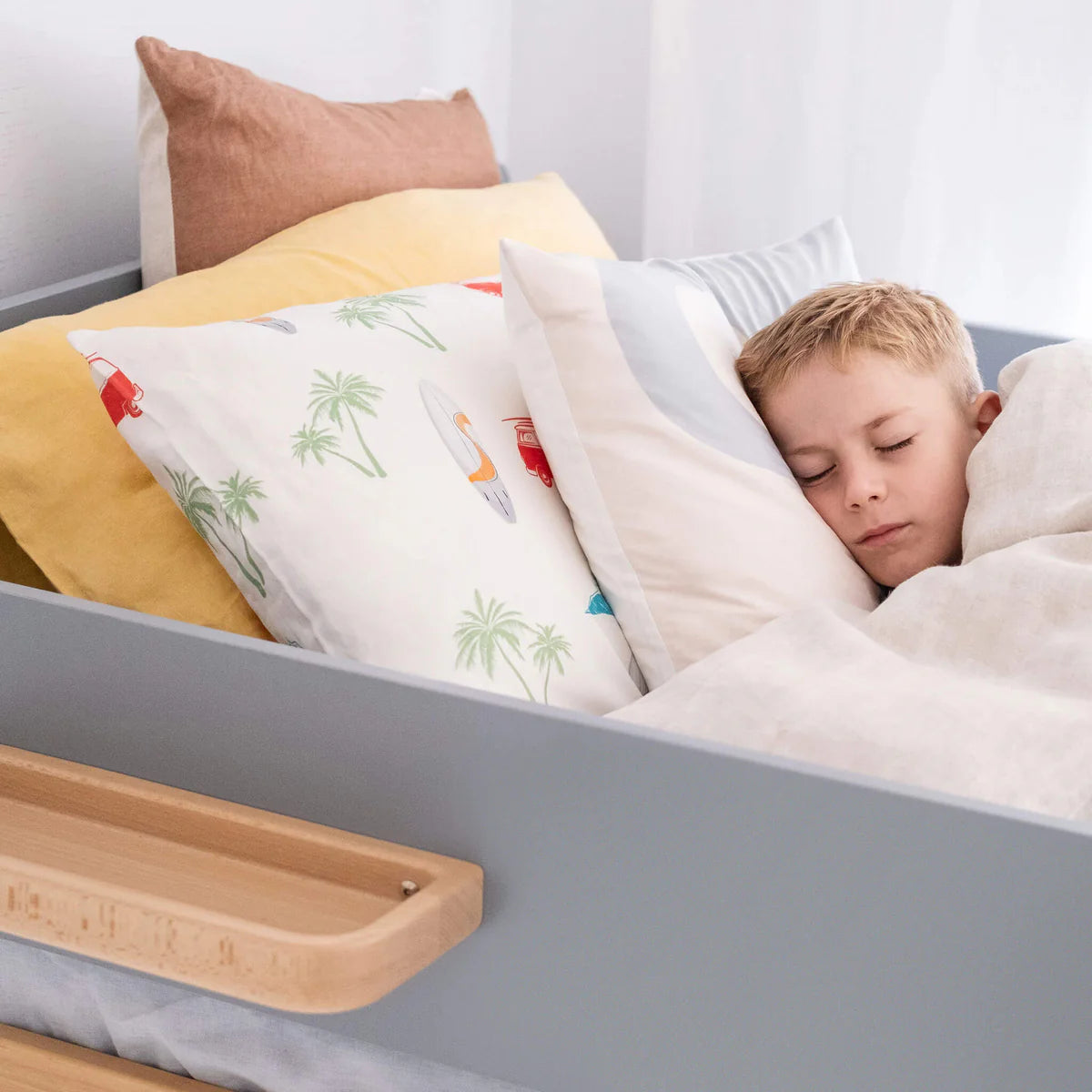 Natty King Single Loft Bed With Storage Staircase