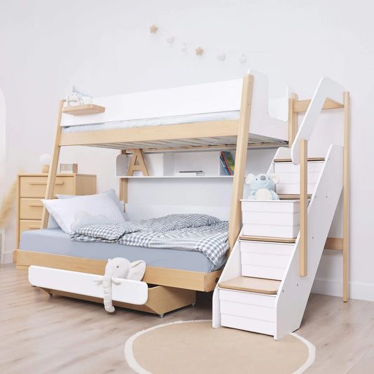 Natty Maxi Bunk Bed with Storage Staircase
