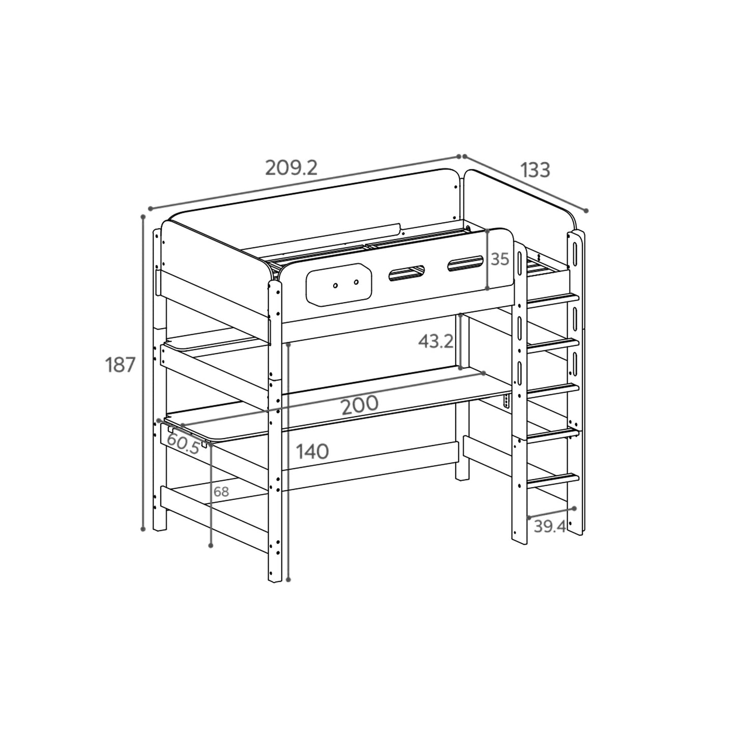 Steady Loft Bed