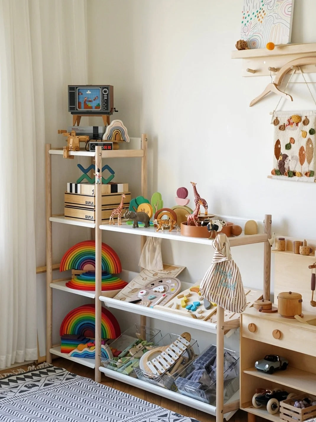 PUPUPULA Modular Storage Shelf System