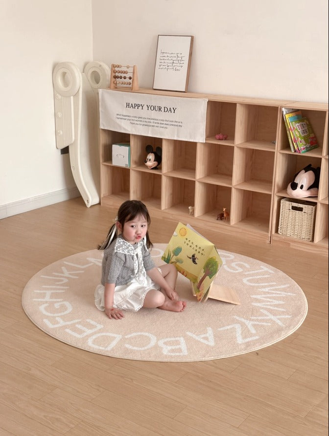 Alphabet Machine Washable Rug