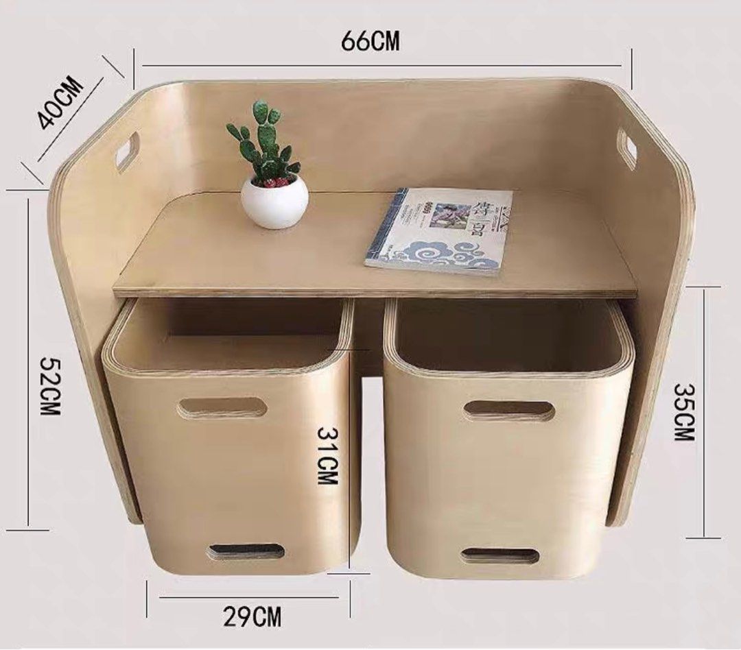 Kiko Multipurpose Table and Chairs Set