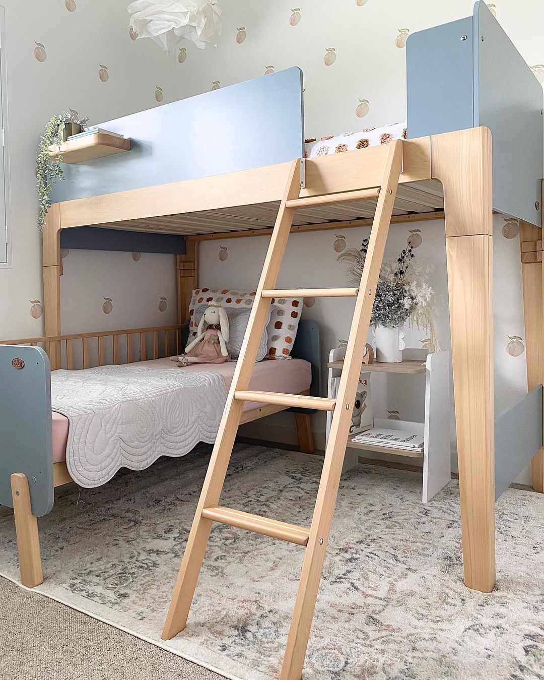 Blueberry & Almond, Bunk Bed in KL, Kids Beds, Kids beds frames, kids single bed, space saving kids beds, double-decker bed, kids bunk bed Malaysia