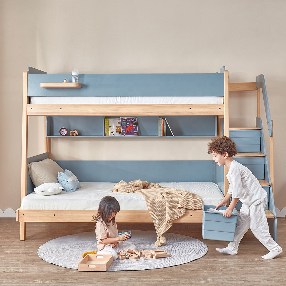 Blueberry & Almond, Bunk bed in KL, Bunk Bed in KL, Kids Beds, Kids beds frames, kids single bed, space saving kids beds, double-decker bed, kids bunk bed Malaysia