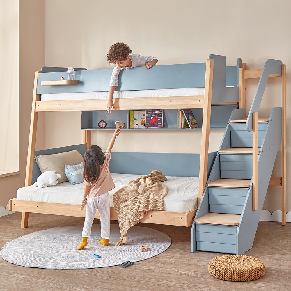 Blueberry & Almond, Bunk bed in KL, Bunk Bed in KL, Kids Beds, Kids beds frames, kids single bed, space saving kids beds, double-decker bed, kids bunk bed Malaysia