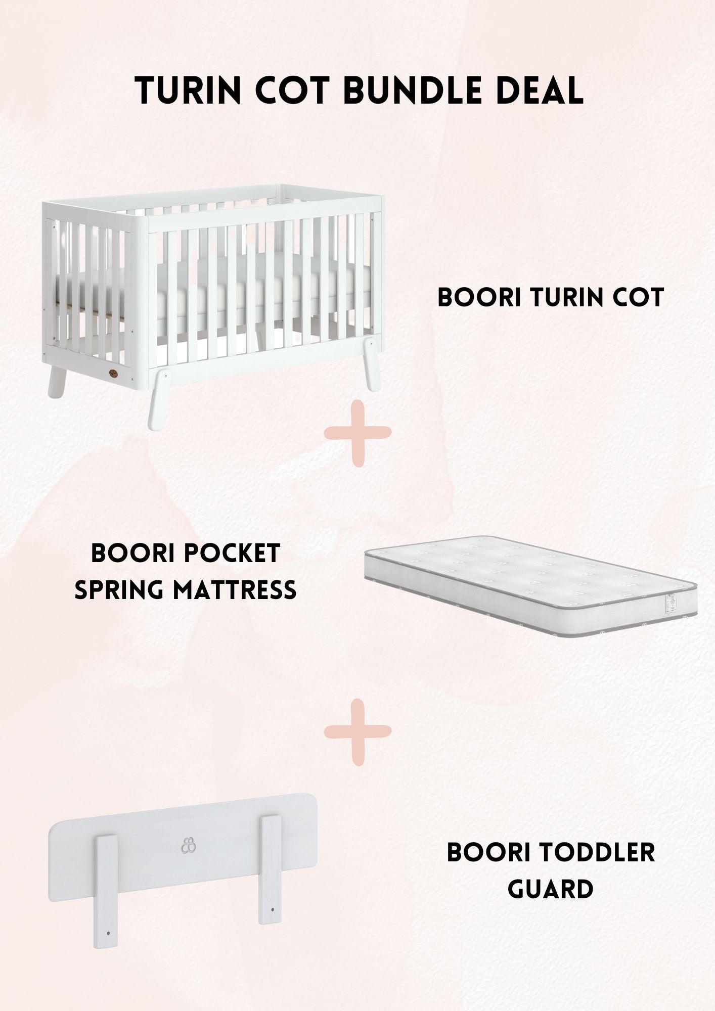 Turin Cot Bed Bundle