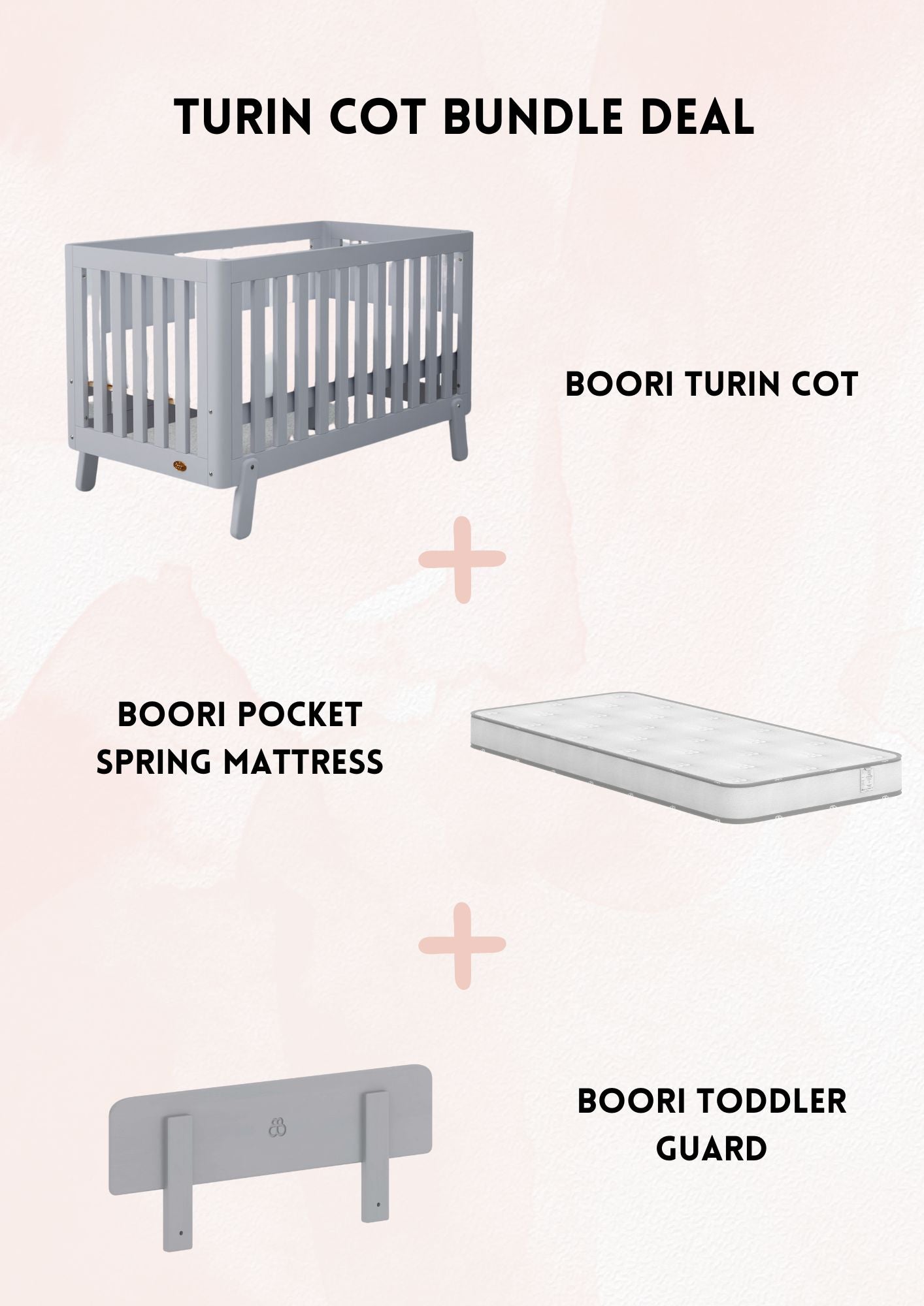 Turin Cot Bed Bundle