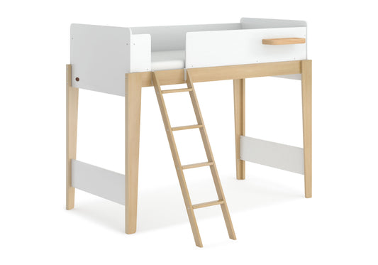 Barley White & Almond, Bunk Bed in KL, Kids Beds, Kids beds frames, kids single bed, space saving kids beds, double-decker bed, kids bunk bed Malaysia