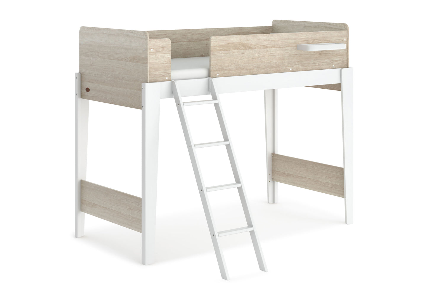 Barley White & Oak, Bunk Bed in KL, Kids Beds, Kids beds frames, kids single bed, space saving kids beds, double-decker bed, kids bunk bed Malaysia