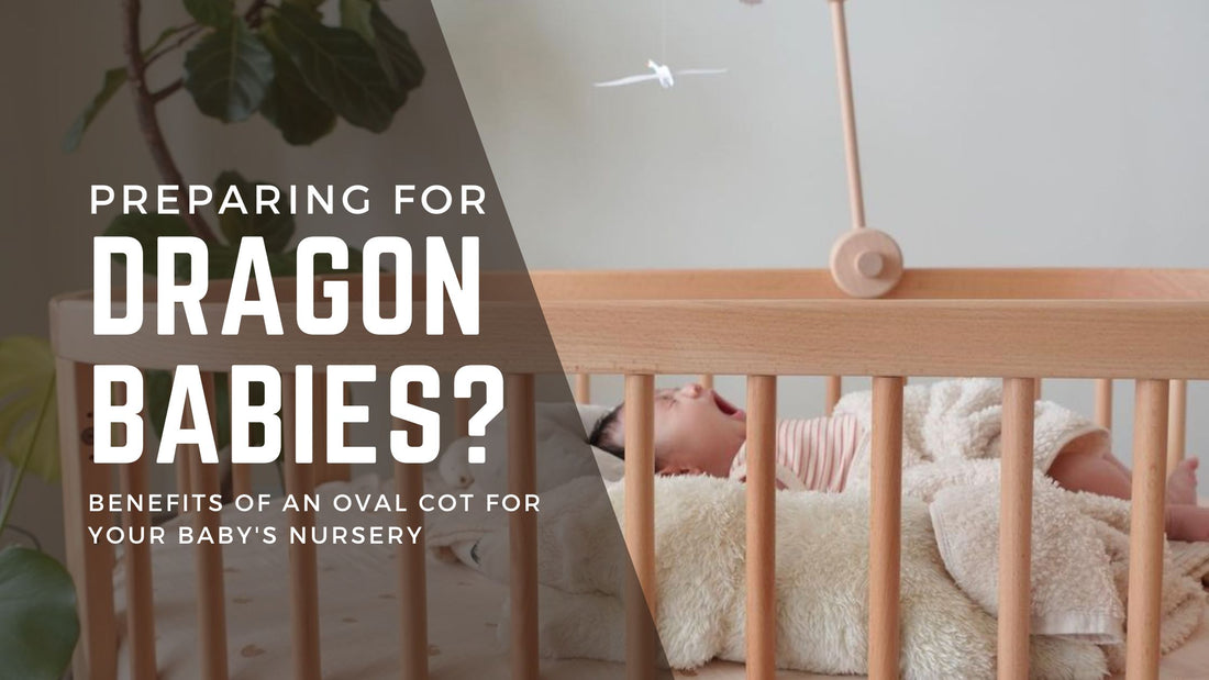 "Embracing the Curve: The Surprising Benefits of an Oval Cot for Your Baby's Nursery"