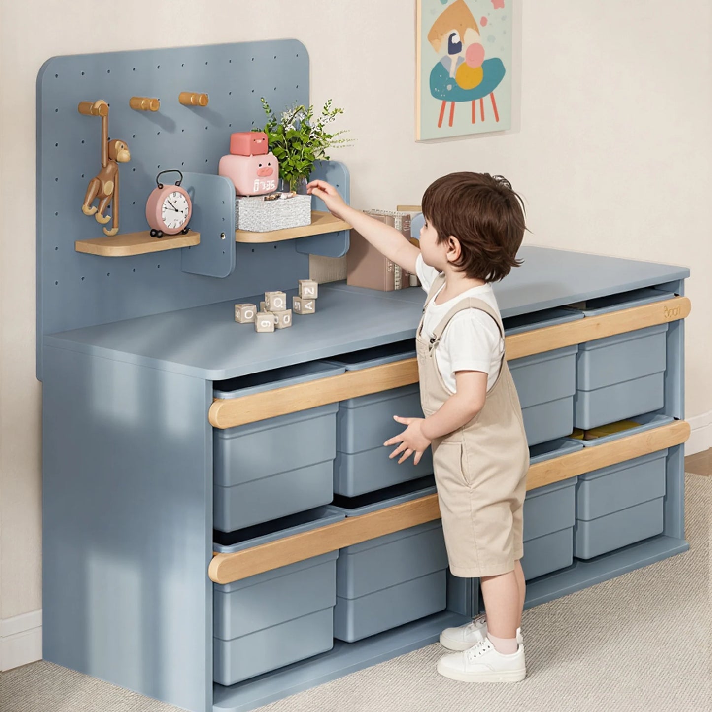Tidy Toy Cabinet Pegboard