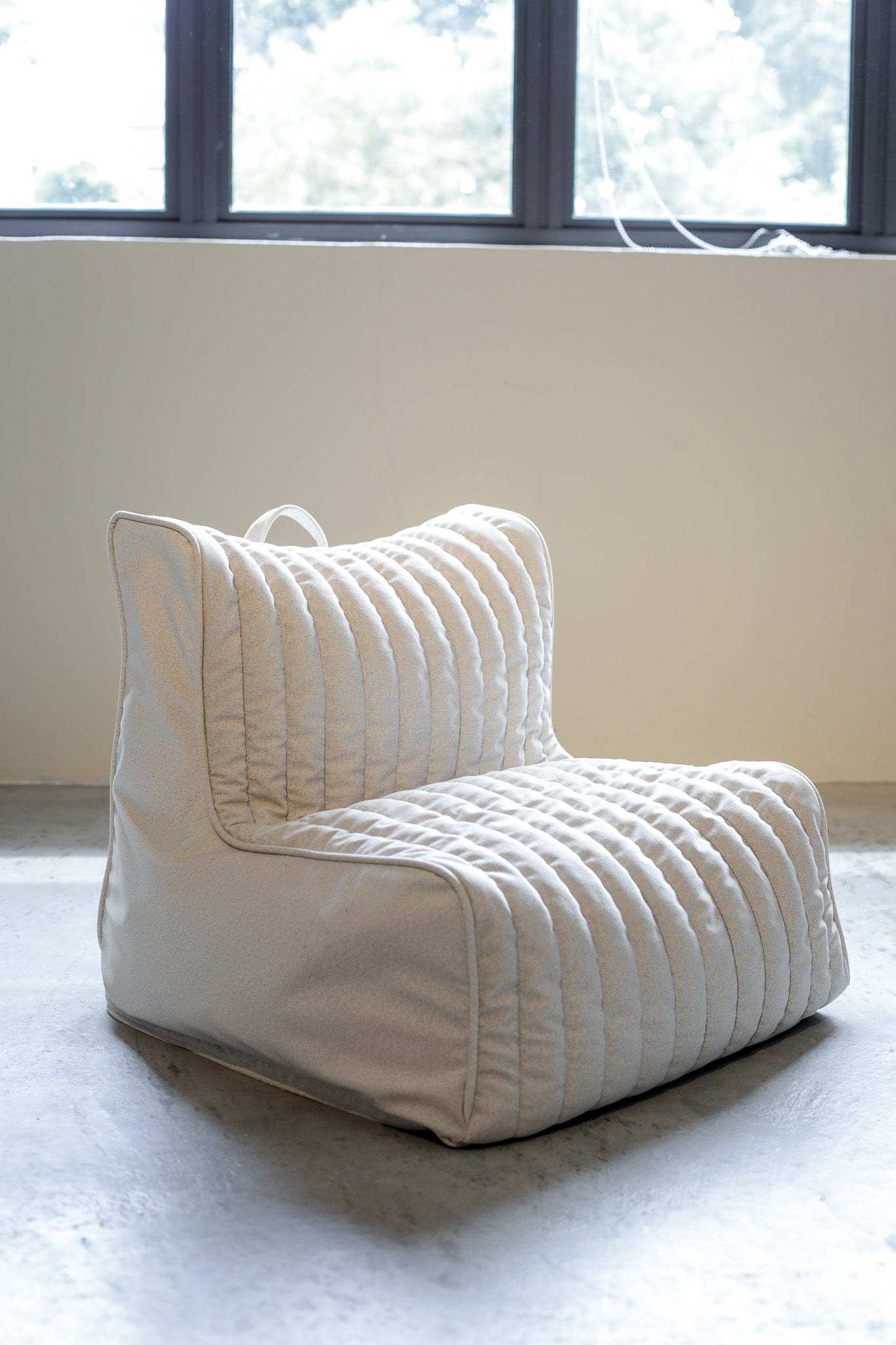 Poufy Beanbag Single Sofa