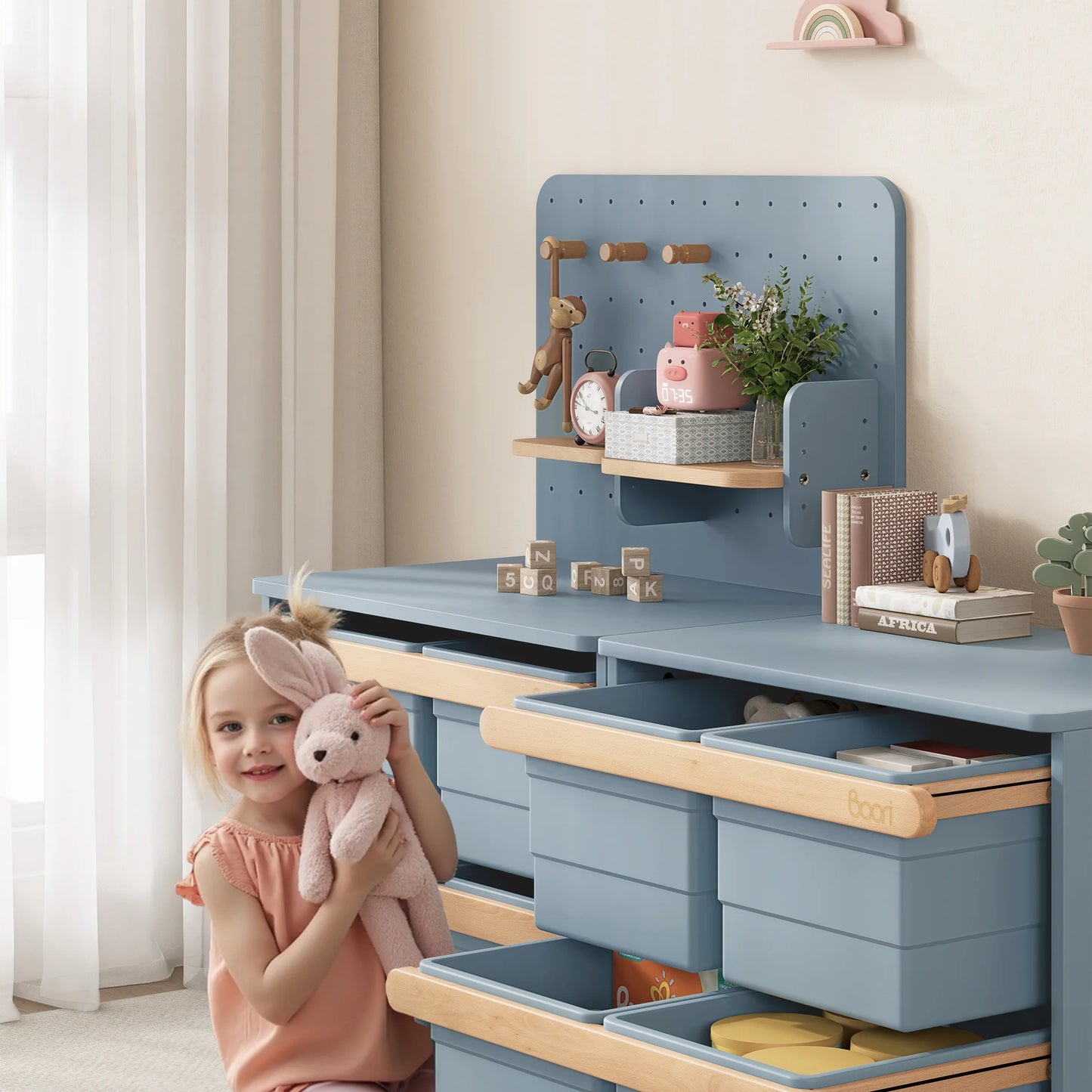 Tidy Toy Cabinet Pegboard