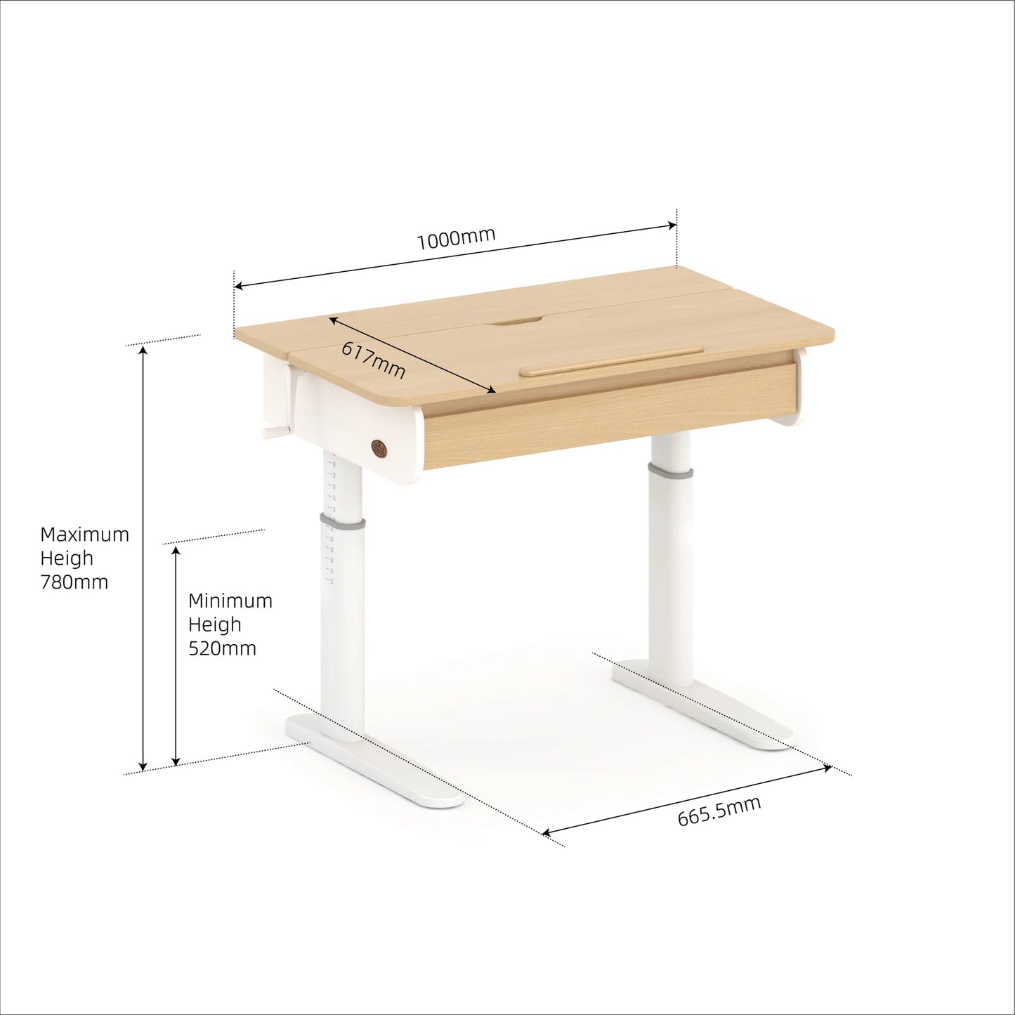 Ergonomic Desk with Pegboard Hutch Package [pre-order discount]