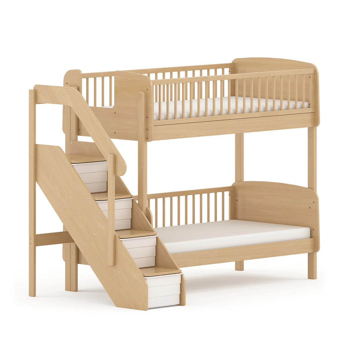 Matilda Single Bunk Bed With Storage Staircase