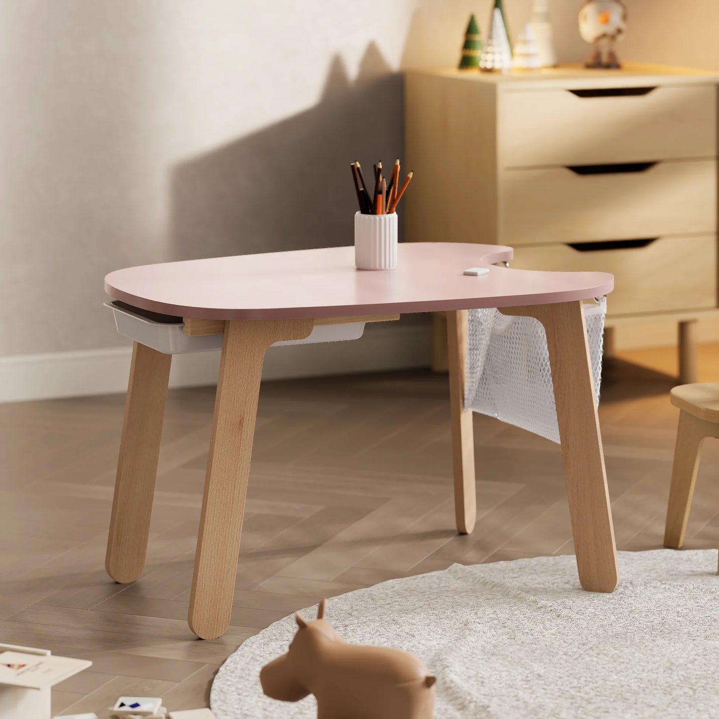 Tidy Play Table for Kids With 2 Tidy Chairs Set