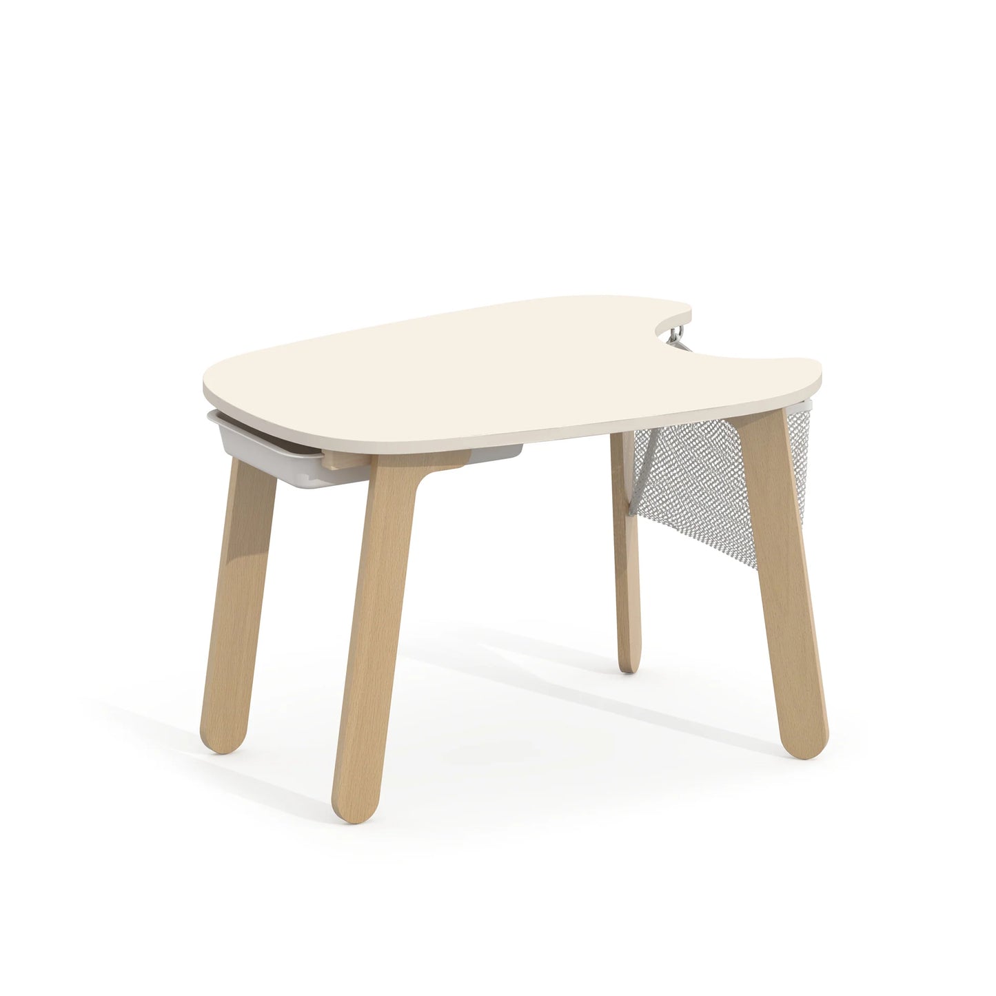 Tidy Play Table for Kids | Round Play Table with Storage Net