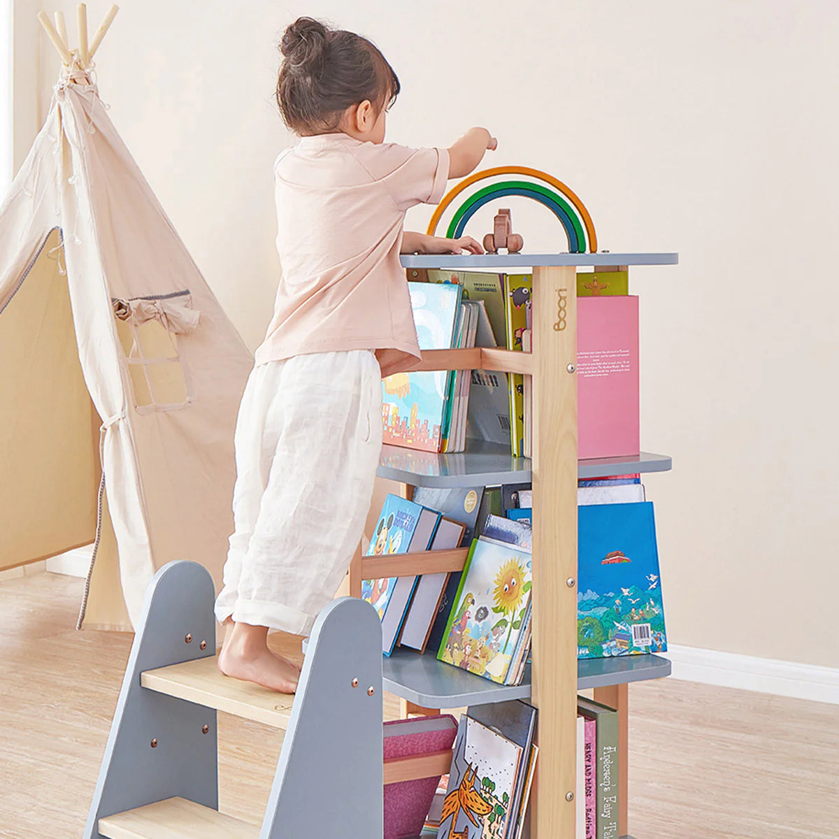 Boori Tidy Rotating Bookshelf