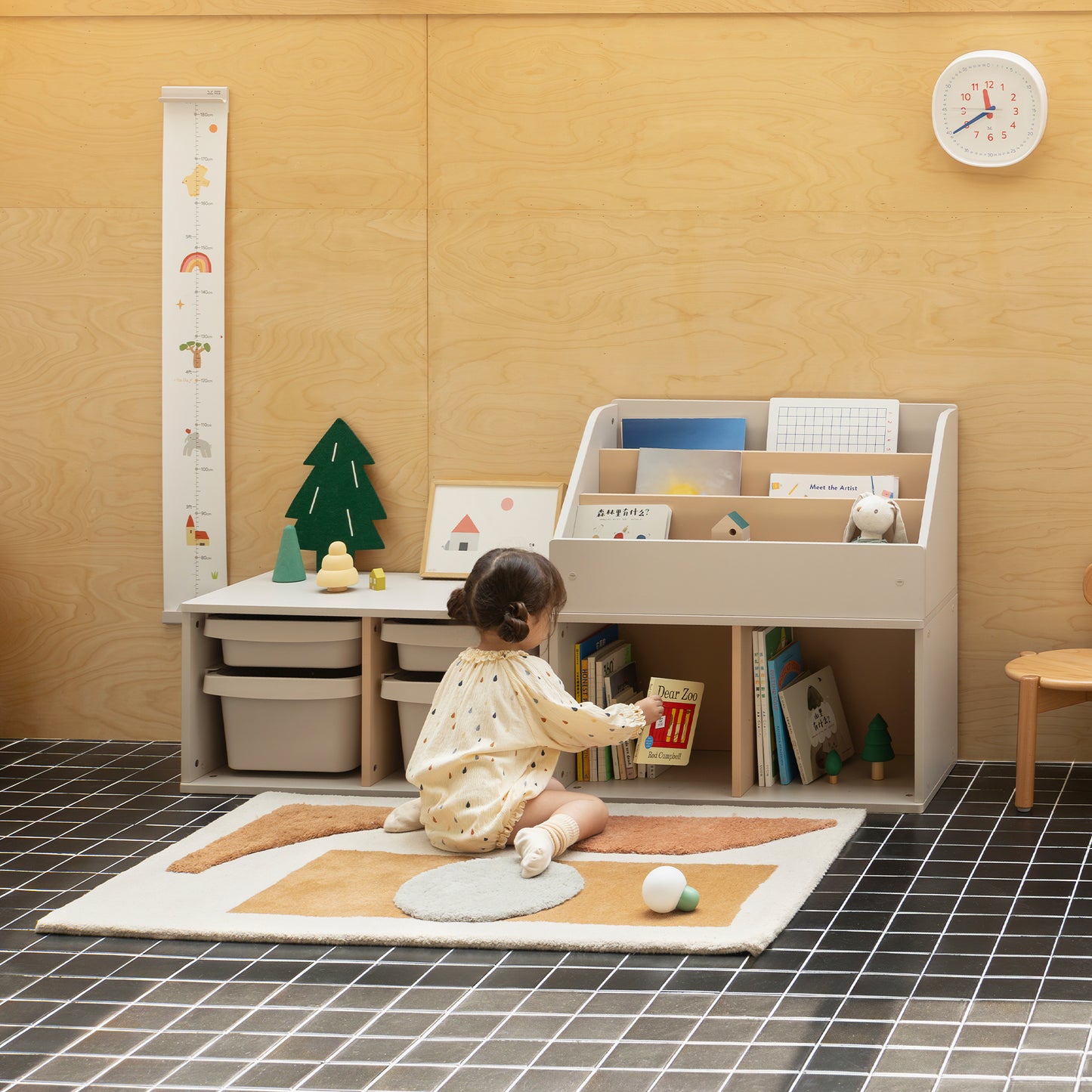 Pupupula Cube Montessori Display Bookshelf