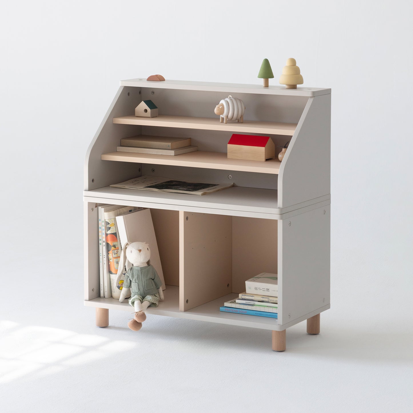 Pupupula Cube Montessori Display Bookshelf