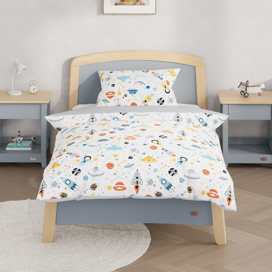 Space Journey Single Quilt Cover Set