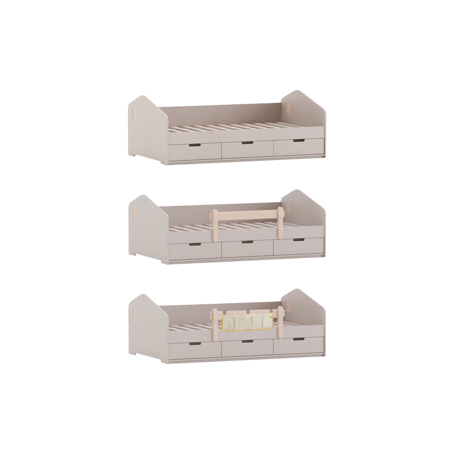 Pupupula Little House Storage Bed