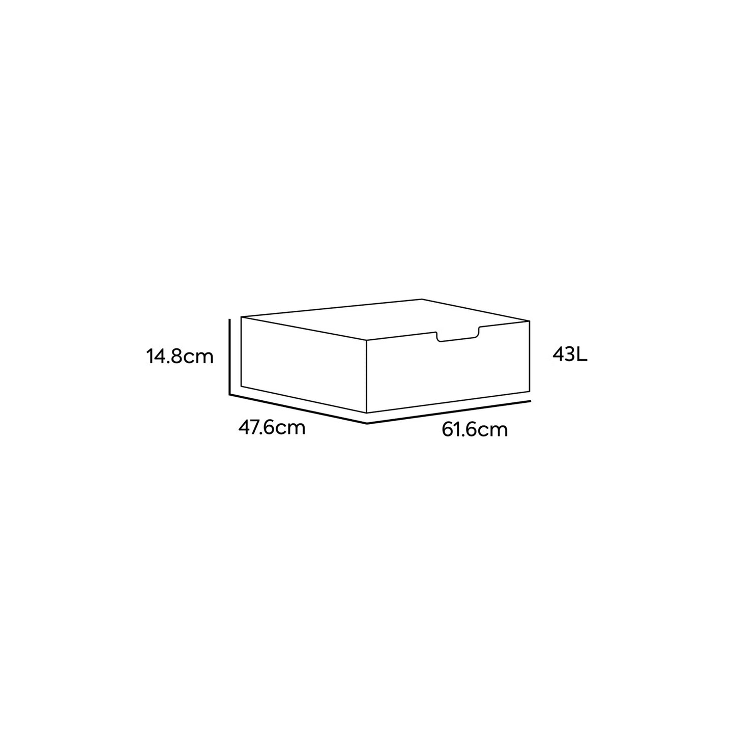 Pupupula Little House Storage Bed