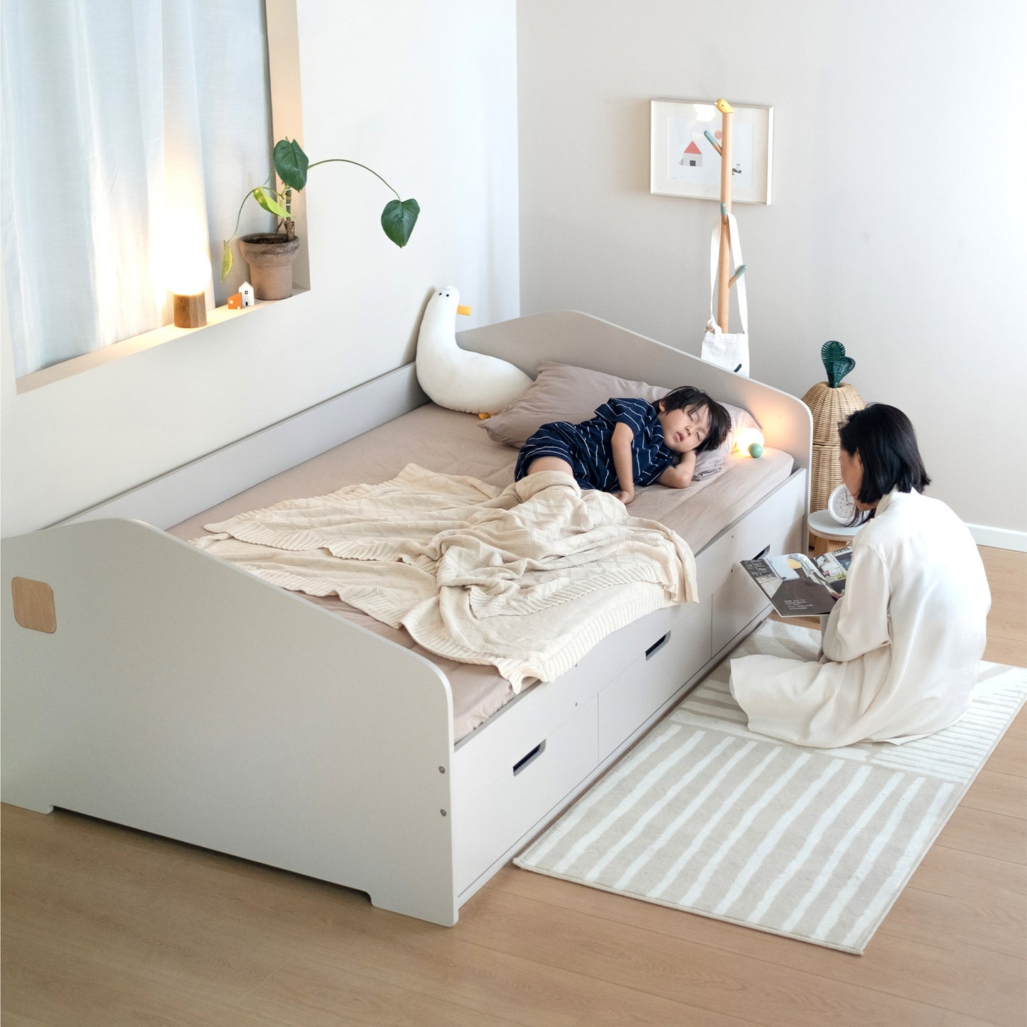 Pupupula Little House Storage Bed
