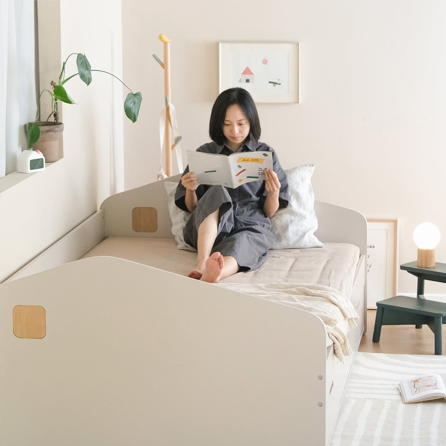 Pupupula Little House Storage Bed