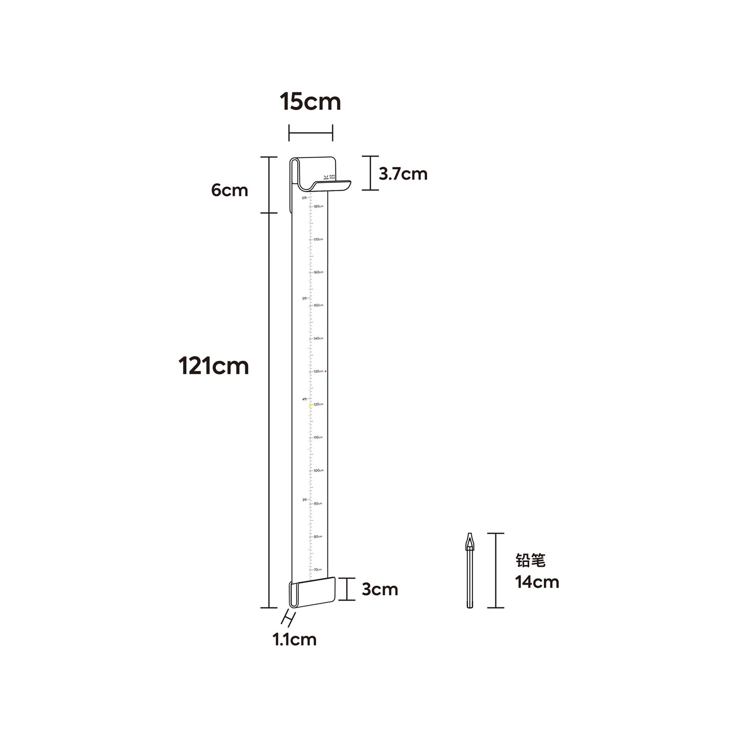 Pupupula's Ta Da Height Growth Chart