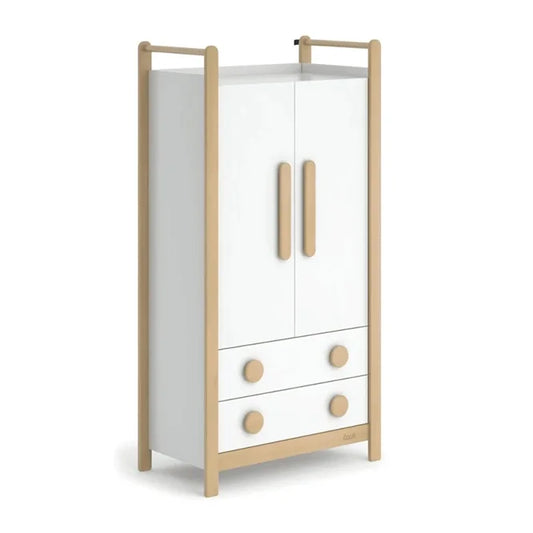 Tidy 2 door wardrobe with 2 drawers